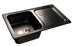 Granfest Мойка кухонная Standart GF-S780L Черный – фотография-1